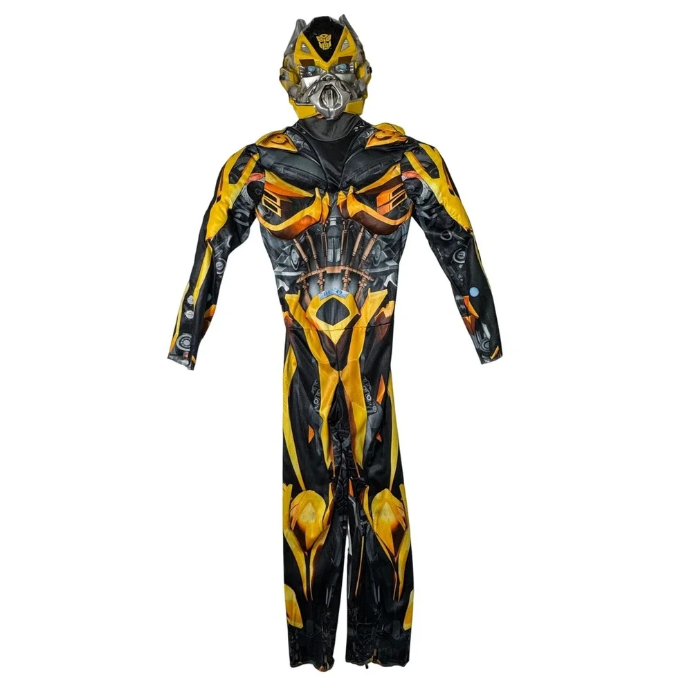 Transformers Bumblebee‎ Costume Jumpsuit with Mask Halloween Cosplay Kids